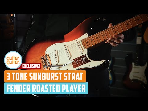 Fender Roasted Player Stratocaster 3 Tone Sunburst Roasted Maple Neck/Fingerboard with Custom Shop Pickups
