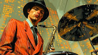Positive Energy With Funky Smooth Jazz Saxophone  Upbeat Instrumental Music For Work And Study