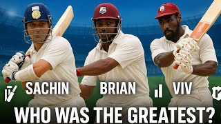Information Lara vs Richards vs Sachin: Who Was the GREATEST Test Batsman Update