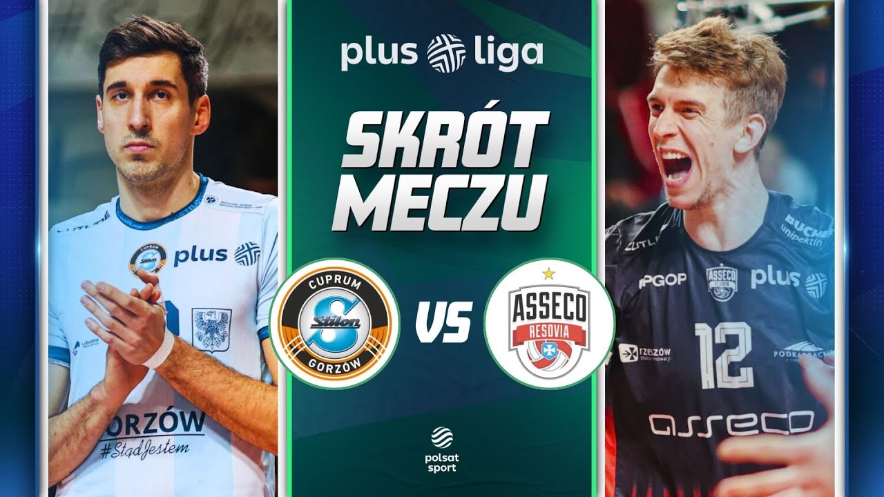 SKRÓT: CUPRUM STILON GORZÓW - ASSECO RESOVIA RZESZÓW | PLUSLIGA