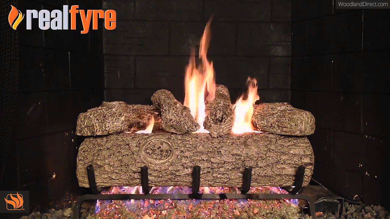 Real Fyre Golden Oak Vented Gas Log Set You Real Fyre Golden Oak Vented Gas Log Set