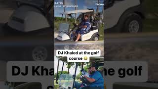 DJ KHALED OUT HERE WRECKING GOLF CARTS 😂 | LARAPTV #djkhaled #wethebest #laraptv #shorts