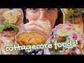 🌱 vegan cottagecore foods series 🍰🥘🍵 part 2 ~ cake, soup, drinks, n stuff