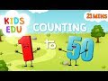 Count to 50 | Learn numbers 1 to 50 | 50까지 숫자세기