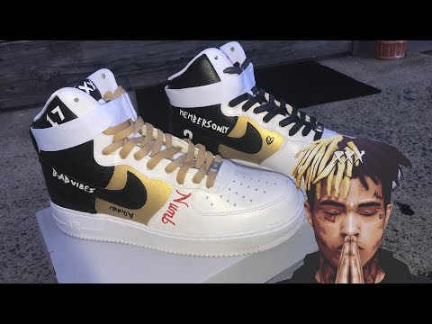 xxxtentacion custom air force 1