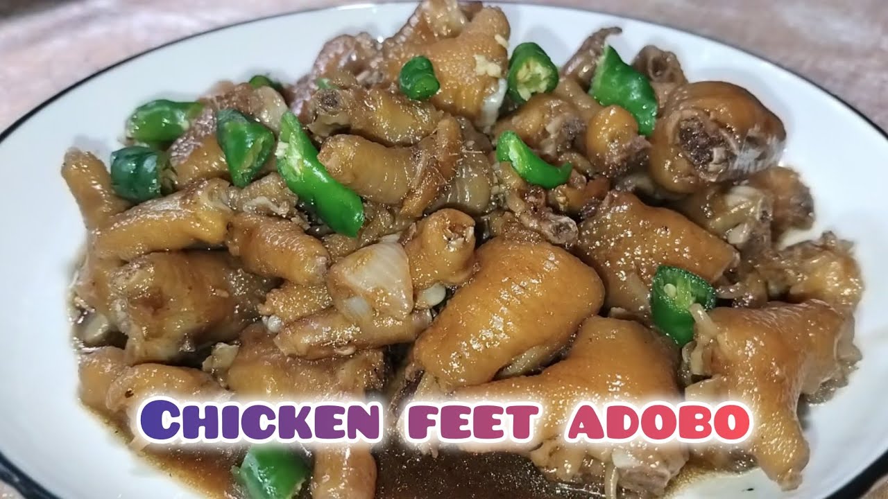 Chicken feet Adobo in Sprite Recipe | Dfhudge TV 