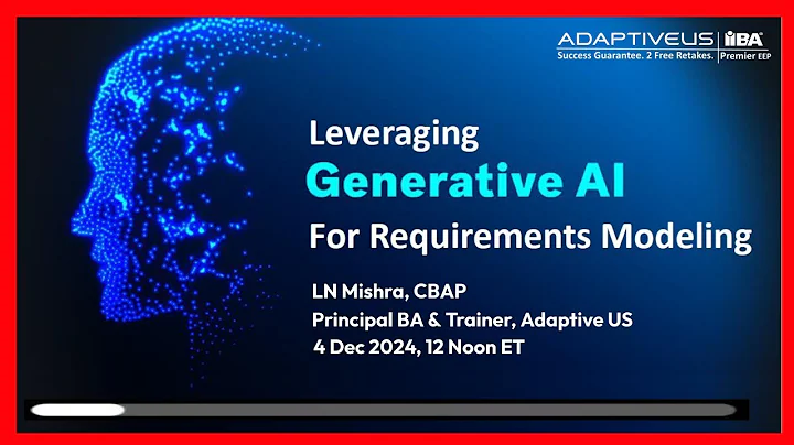 Webinar- Developing Requirements Models Using Generative AI - 4 Dec 2024