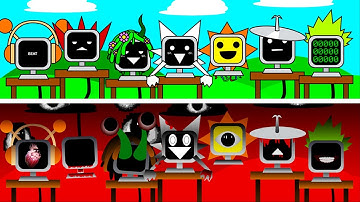 Incredibox Sprunki but All Computers | Sprunki VS Computers | Normal VS Horror Versions