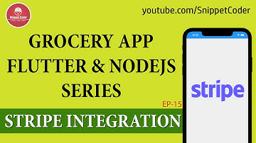 Grocery App - Flutter & NodeJS - Order/Stripe Integration - EP15