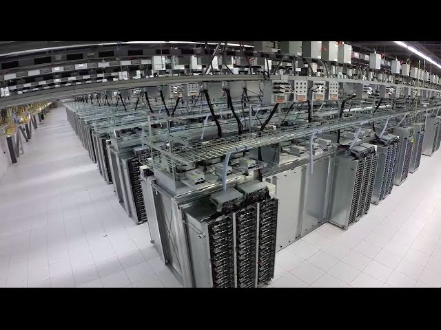 ⁣Inside a Google data center