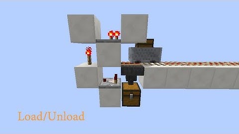 Simple Minecart Load/Unload Railway System [Quick and Easy]