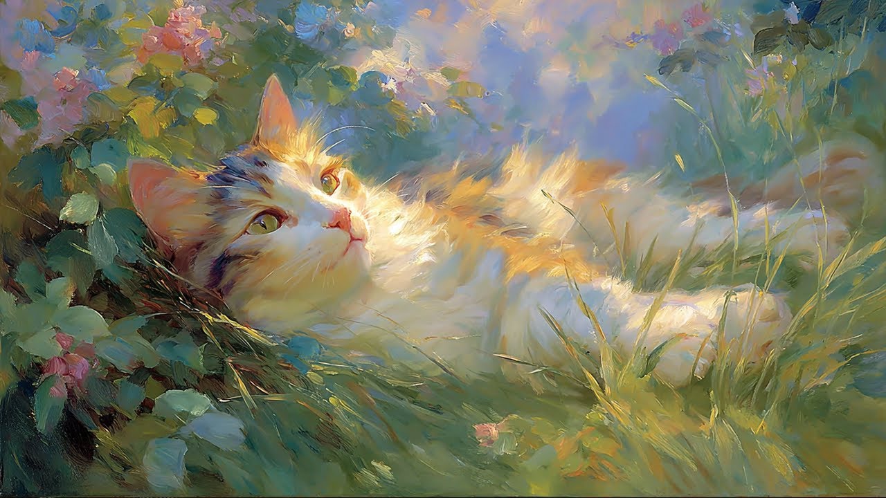 POV: You Are a Cat Living in a Painting | Immersive AI Visual Journey 4K