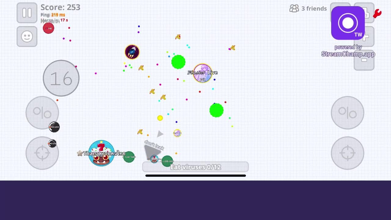 Agar.io Live flaster All eu regions