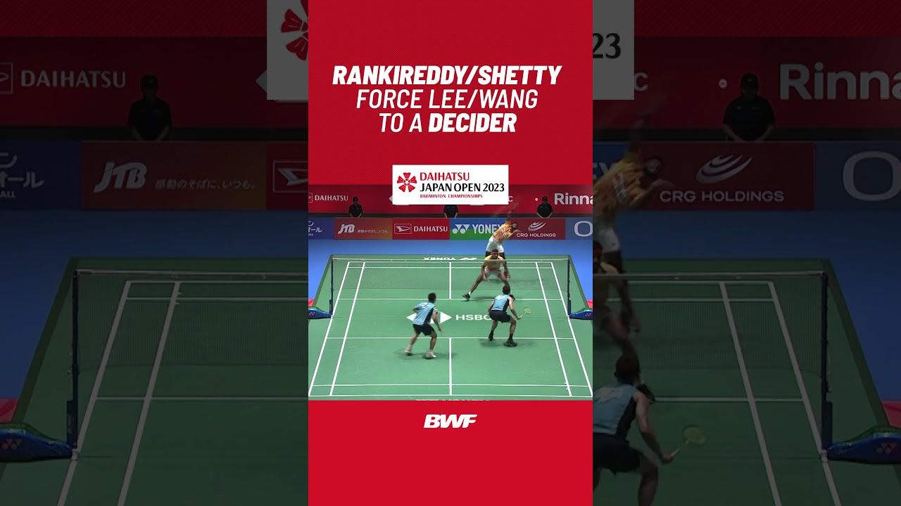 Rankireddy/Shetty force Lee/Wang to a decider! #shorts #badminton #BWF