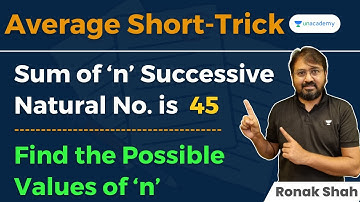 Average Short trick | Quantitative Aptitude | CAT 2024 | Ronak Shah