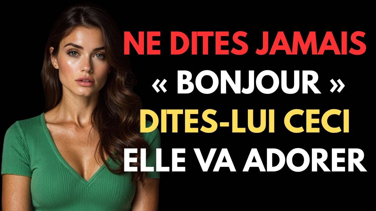 Ces 6 messages de bonjour lui feront penser à vous toute la journée | Stoïcisme #relationship 