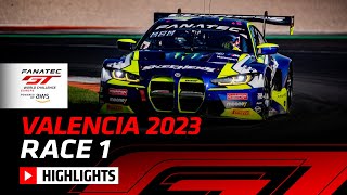 Race 1 Highlights | Valencia 2023 | Fanatec GT World Challenge Europe Powered by AWS