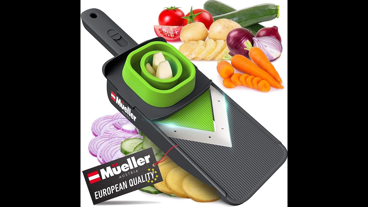 Slicers Mueller Handheld Vegetable V Slicer Salad Utensil YouTube