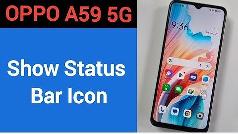 How to show status bar icon, Oppo A59 5G me status bar icon Kaise lagaen