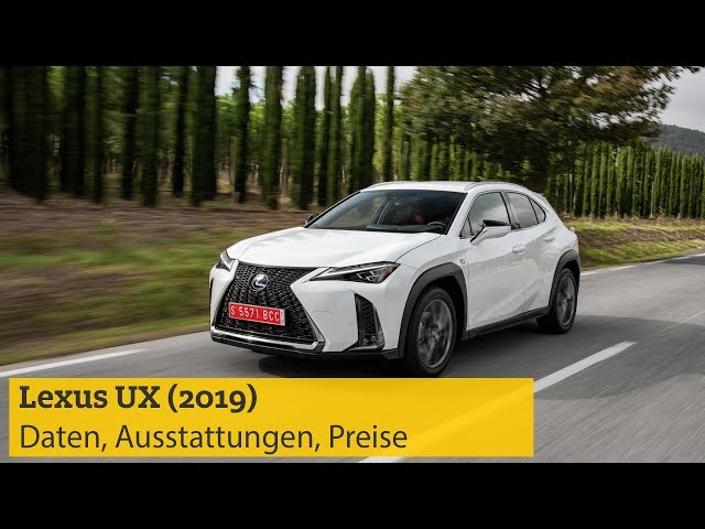 Lexus UX (2019) – Daten, Ausstattungen, Preise