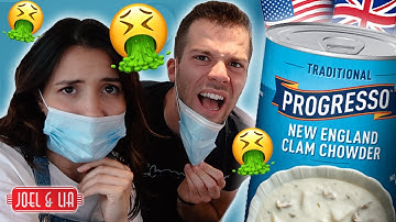 British People Try CLAM CHOWDER for the First Time!