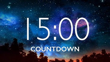 15 Minute Timer with Relaxing Music and Alarm 🎵⏰