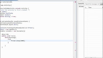 Android Basics, Linus - Video number 8 - Creating a Timer