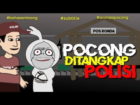  Kartun  Lucu  Pocong Ditangkap Polisi Kartun  Horor  