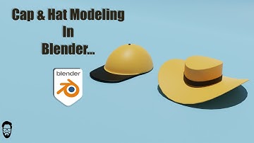 Cap & Hat Modeling in blender for beginners. within 5 min, easy way to modeling-mds design
