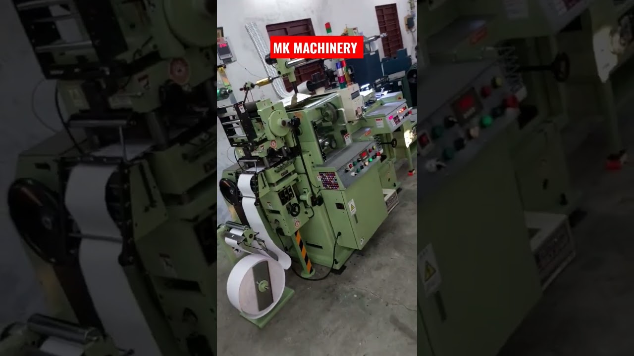 MK MACHINERY| USED STICKER LABEL PRINTING MACHINE |FOR SALE ☎️ +0 98421 95913