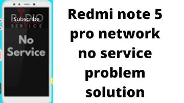 Redmi note 5 pro network no service problem solution | Redmi note 5 pro network fix without ic 100%
