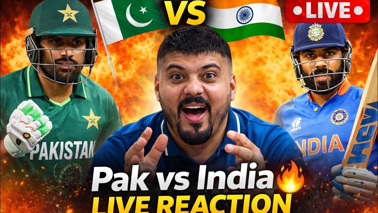 “Pak vs India live Reaction 🇮🇳🇵🇰🔥 T20 World Cup 2026 | Aaj Ka Biggest Match