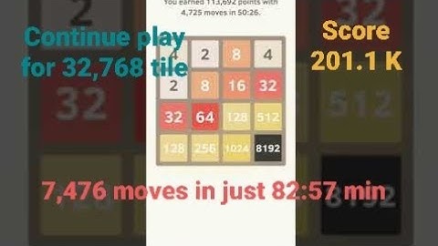 Game 4: 2048 Game Record: Part 4