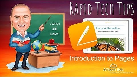 Rapid Tech Tips: Introduction to Apple Pages on the iPad - Word Processing on the iPad - Pages Intro
