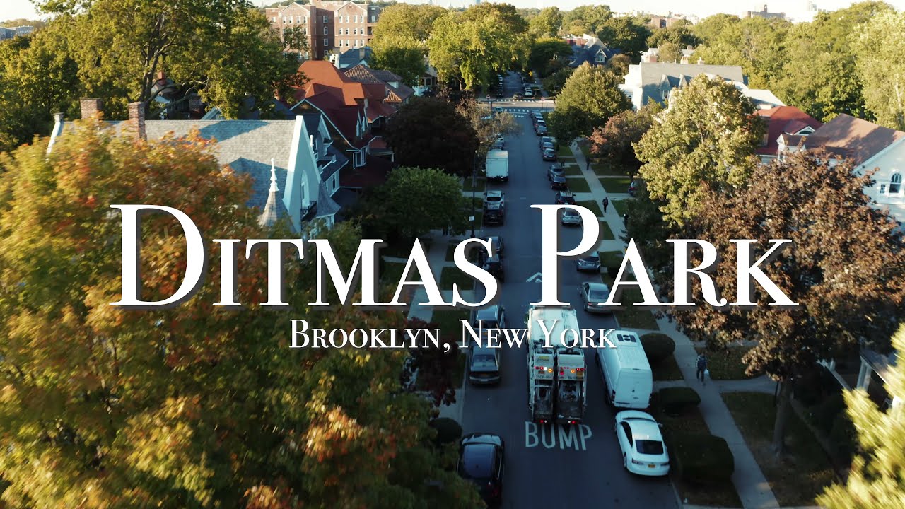 Ep 10 Ditmas Park, Brooklyn, NY - STREETS BY AIR -4K Drone New York City Aerial - Flatbush Halloween
