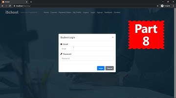 Student and Admin Login Feature ELearning Management System PHP Project (Hindi)