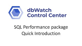 Quick introduction to the SQL Performance Package