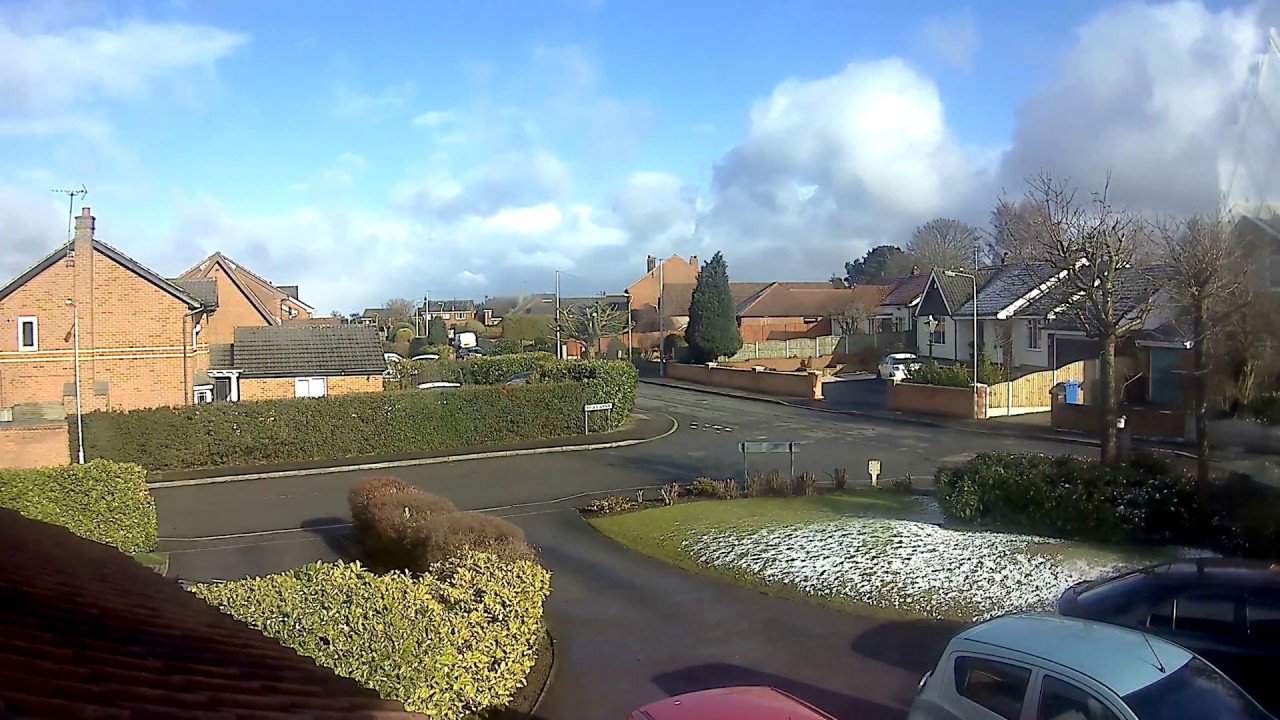 Winter Weather timelapse - 4k Sports XDV -Mansfield 17/3/18