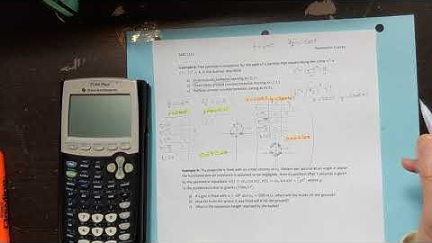 Parametric Curves Part II