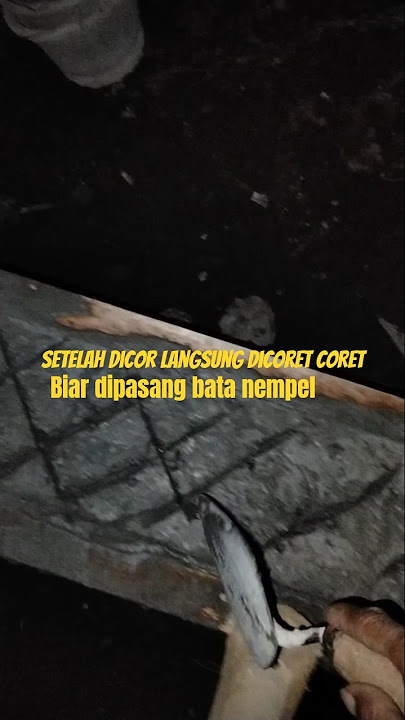 cara mudah pemasangan bata biar nempel