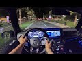 2021 Mercedes-AMG G63 POV Night Drive (3D Audio)(ASMR)