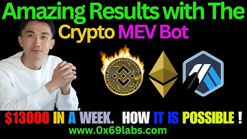 Multichain MEV Bot ( Binance, Ethereum, Arbitrum) | Easy Passive income crypto bot 2024