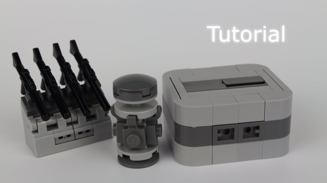 How to build Lego Star Wars Crates 4 (and a Weapon Rack) Tutorial Greg the Gungan YouTube