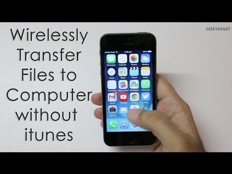 I show you how to transfer files from iphone / ios device your computer wirelessly without using itunes over wifi the 2 apps that help us in doing it are ...