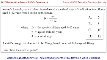 2017 Maths General 2 HSC Q19 Use Young