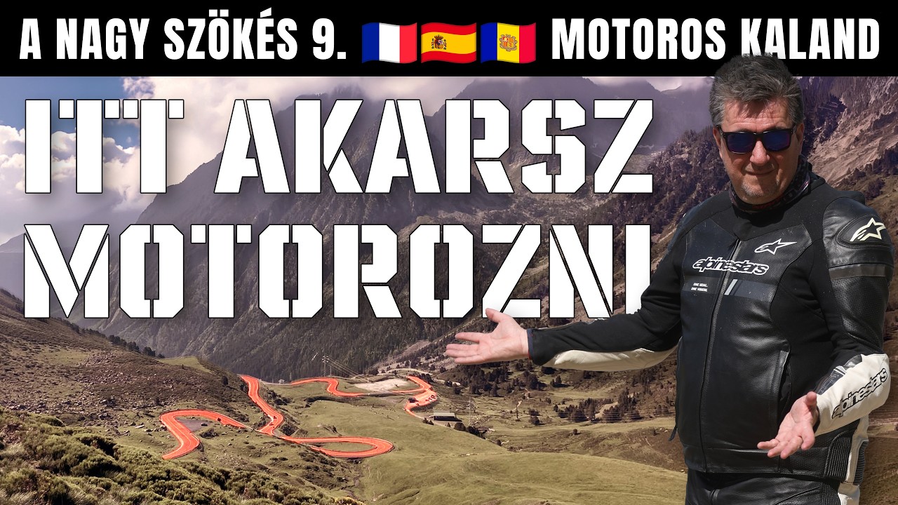 Itt te is akarsz motorozni | A Nagy Szökés EP09 🇫🇷🇪🇸🇦🇩