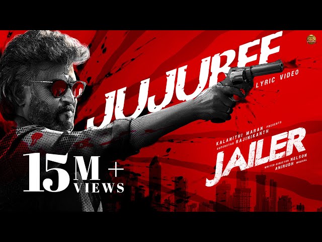 JAILER - Jujubee Lyric Video | Superstar Rajinikanth | Sun Pictures | Anirudh | Nelson | Dhee class=