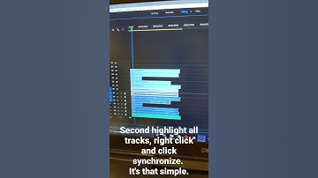 Fastest way to synchronize music or audio for video on premiere pro. #premierepro #adobe