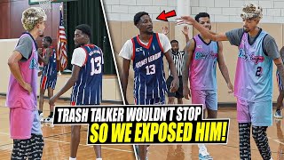 'YOU BETTER KEEP RUNNING!' Trash Talker Gets HEATED & Came After Us!