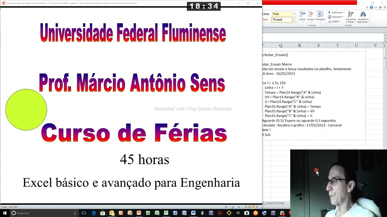 Atualização de Gráfico no Excel por programação em VBA-Visual Basic
